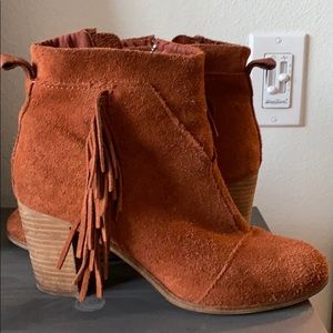 Fringe Toms Booties